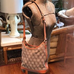 Classic Dooney Bourke Brown Designer Shoulder Bag